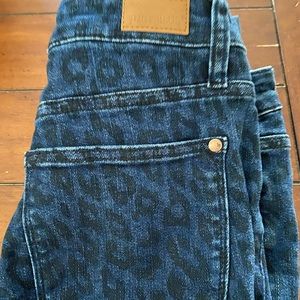 Judy Blue animal print jeans